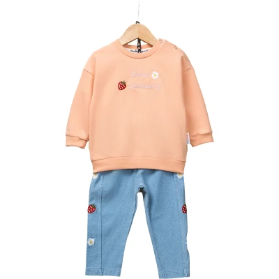 FLOWER STRAWBERY 9 Ay,12 Ay,18 Ay,2Y Kız