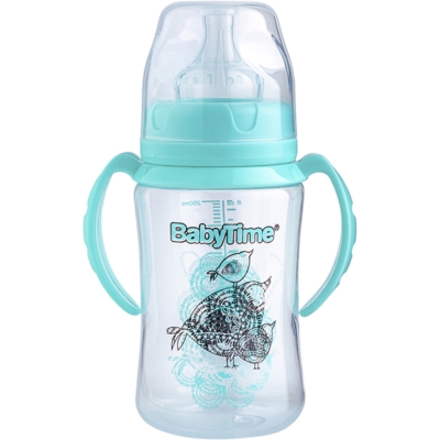 G. AĞIZ KULPLU PP BİBERON (SİLİKON UÇLU) 250ML YEŞİL 1 Ay,2 Ay,3 Ay,6 Ay Uni