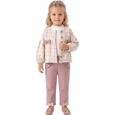 GABARDİN JAKAR PENYE 3LÜ TAKIM 2Y,3Y,4Y,5Y Kız