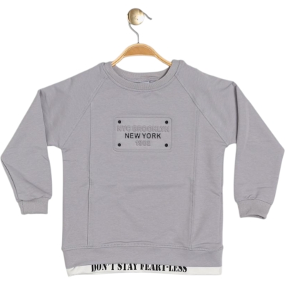 GOFRE BASKILI SWEAT  11Y,12Y,13Y,14Y,15Y Erkek