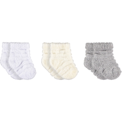 GRİ BEBE TERS HAVLU ÜÇLÜ SET  1 Ay,6 Ay Uni