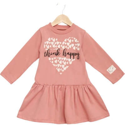 HAPPY BASKILI ELBİSE 2Y,3Y,5Y,4Y Kız
