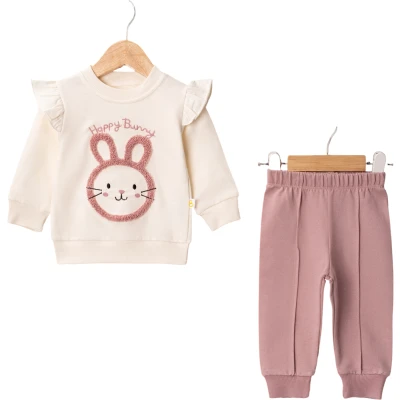 HAPPY BUNNY 2Lİ TAKIM 9 Ay,12 Ay,18 Ay,2Y Kız