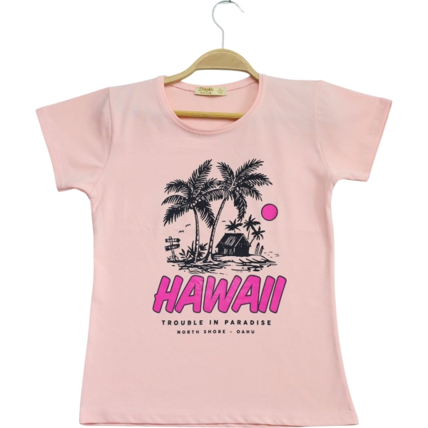 HAWAİ TSHİRT  3Y,4Y,5Y,6Y,7Y Kız