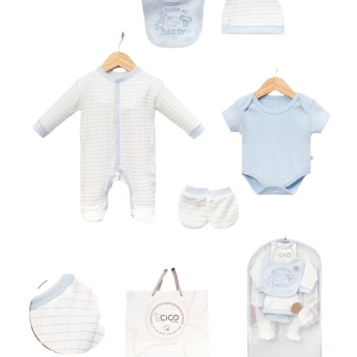 I LOVE MY DADDY 5’Lİ HEDİYELİK SET 3 Ay,6 Ay,9 Ay Erkek