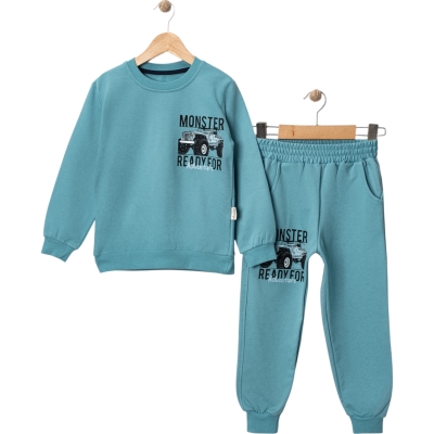 İKİ İPLİK TAKIM ÖN ARKA BASKI 2Y,4Y,6Y,8Y Erkek