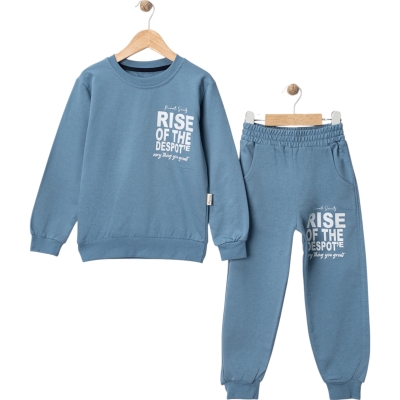 İKİ İPLİK TAKIM ÖN ARKA BASKI 2Y,4Y,6Y,8Y Erkek