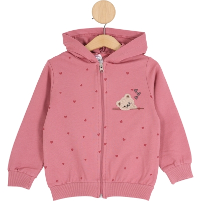 İKİİPLİK AYICIK KIZ HIRKA 12 Ay,2Y,3Y,4Y Kız