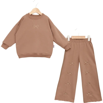 İNCİ FİYONKLU LİKRALI İKİ İP TAKIM 2Y,3Y,4Y,5Y Kız
