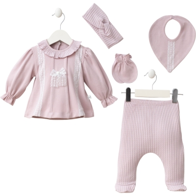 ISABELLA BEBEK 5Lİ SET 1 Ay,3 Ay Kız
