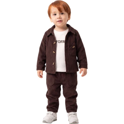 KADİFE CEKETLİ 3LÜ TAKIM  2Y,3Y,5Y,4Y Erkek