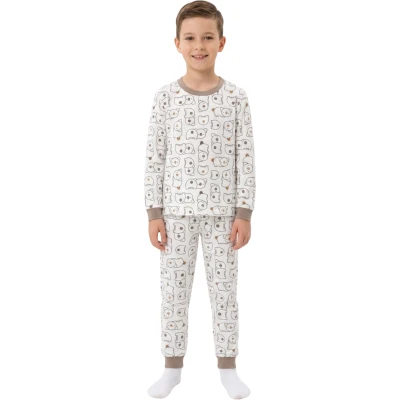 KAHVE KOALA PİJAMA 10Y,11Y,12Y Erkek