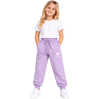 KALP BASKI YAN CEP KIZ ALT  3Y,4Y,5Y,6Y,7Y,8Y Kız