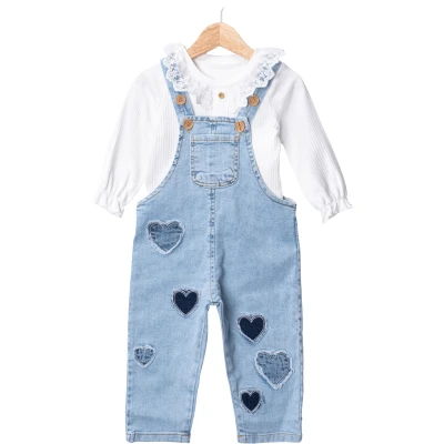 KALP NAKIŞLI KOT SALOPET  12 Ay,2Y,3Y,4Y Kız