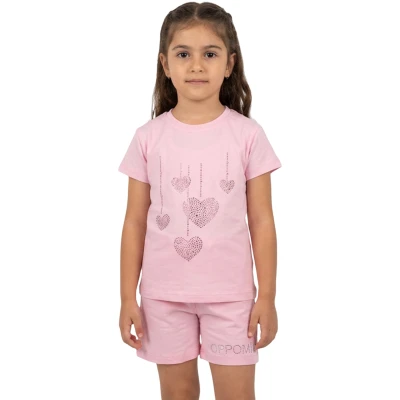 KALP TAŞLI KIZ ÇOCUK İKİLİ TAKIM 2Y,3Y,4Y,5Y,6Y Kız
