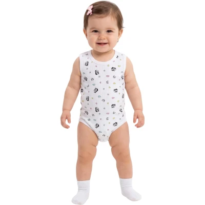 KALPLİ PANDA RAPORLU ASKILI BADİ 12 Ay,18 Ay,2Y,3Y Kız