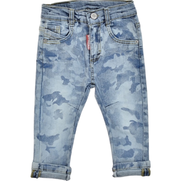 KAMUFLAJLI DESENLİ KOT PANTOLON 6 Ay,12 Ay,18 Ay,2Y Erkek