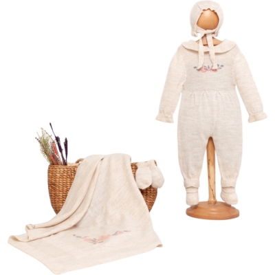 KANAVİÇE TULUM SET 3 Ay,6 Ay Kız
