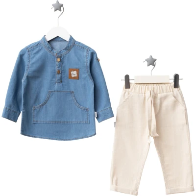 KANGURU CEPLİ 2 Lİ ERKEK TAKIM 12 Ay,2Y,3Y,4Y Erkek