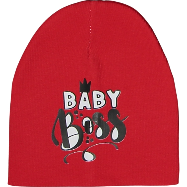 KAŞKORSE BOSS BASKILI ŞAPKA 3 Ay,6 Ay,9 Ay,12 Ay,18 Ay Uni