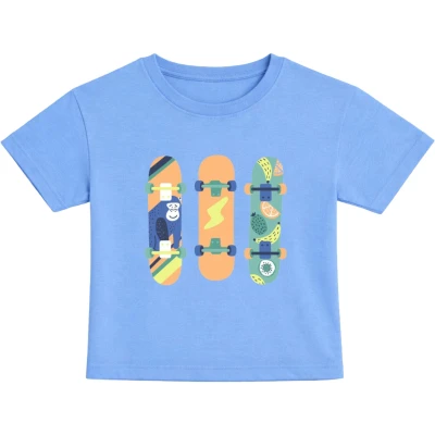 KAY KAY BASKILI KISA KOLLU TİŞÖRT  2Y,3Y,4Y,5Y Erkek