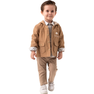 KIRINKIL RAİNCOAT 3’LÜ TAKIM  2Y,3Y,4Y,5Y Erkek