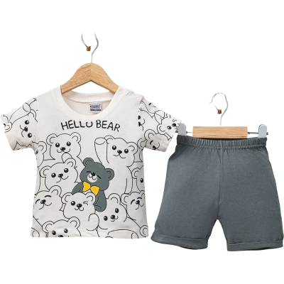KISAKOL HELLO BEAR TAKIM 9 Ay,12 Ay,18 Ay Erkek