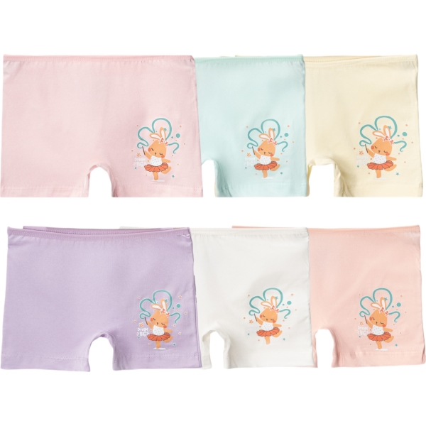 KIZ BASKILI BOXER 4Y,5Y Kız