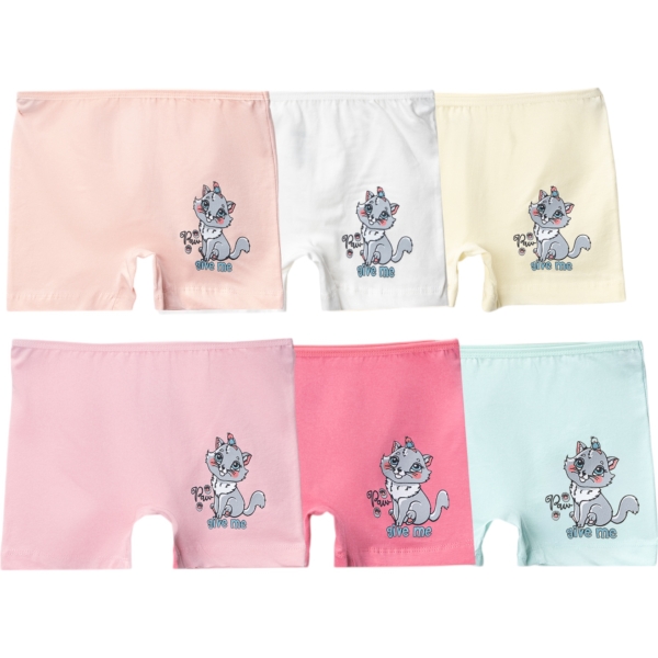 KIZ BASKILI BOXER 6Y,7Y Kız