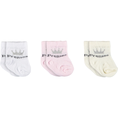 KIZ BEBE HAVLU ÜÇLÜ SET  1 Ay,6 Ay Kız