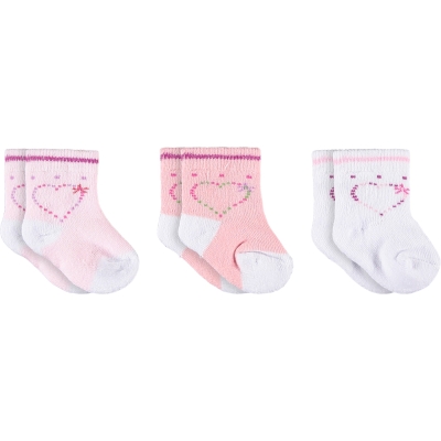KIZ BEBE HAVLU ÜÇLÜ SET  1 Ay,6 Ay Kız