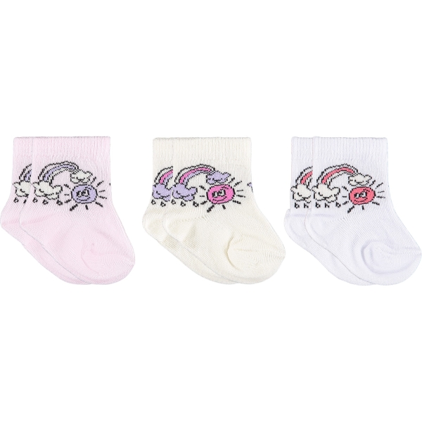 KIZ BEBE ÜÇLÜ SET  1 Ay,6 Ay Kız