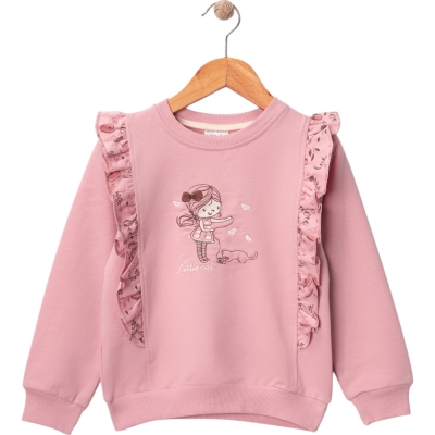 KIZ ÇOCUK SWEAT  3Y,4Y,5Y,6Y Kız