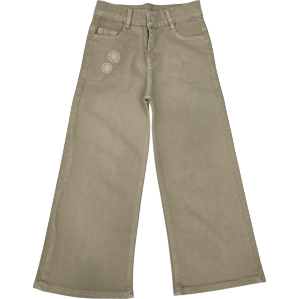 KIZ KETEN PANTOLON 5Y,6Y,7Y,8Y Kız