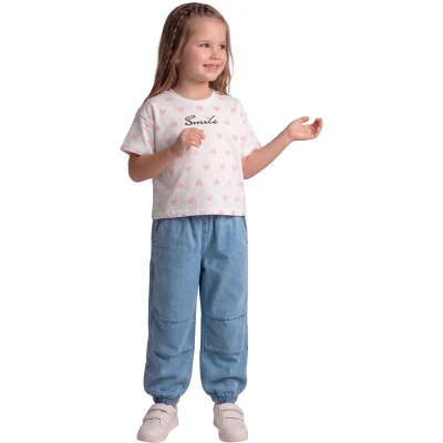 KOT KÜÇÜK KALPLİ KIZ TAKIM 6Y,7Y,8Y,9Y Kız