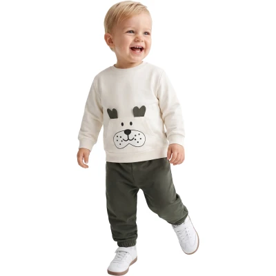 KULAKLI KANGURU CEPLİ MEVSİMLİK ERKEK TAKIMI 12 Ay,2Y,3Y,4Y Erkek