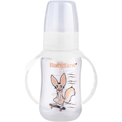 KULPLU PP BİBERON (SİLİKON KİRAZ UÇLU) 150ML BEYAZ 1 Ay,2 Ay,3 Ay,6 Ay Uni