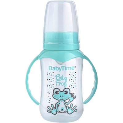 KULPLU PP BİBERON (SİLİKON KİRAZ UÇLU) 150ML YEŞİL 1 Ay,2 Ay,3 Ay,6 Ay Uni