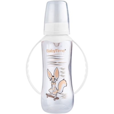 KULPLU PP BİBERON (SİLİKON KİRAZ UÇLU) 250ML BEYAZ 1 Ay,2 Ay,3 Ay,6 Ay Uni