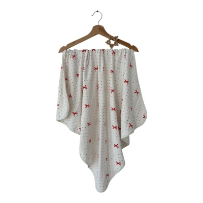 KURDELE  RAPORLU PENYE BATTANİYE ÇİFT KAT 80X90 %100 PAMUK   1 Ay,2 Ay,3 Ay,6 Ay,9 Ay,12 Ay Kız