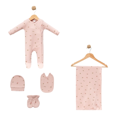 LALE BATTANİYELİ 5 Lİ TULUM SET 3 Ay Kız