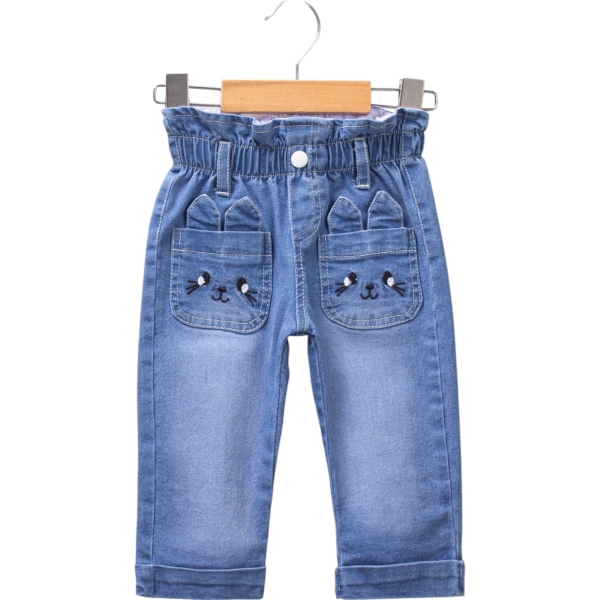 LİKRALI KIZ PANTOLON  6 Ay,12 Ay,18 Ay,2Y Kız