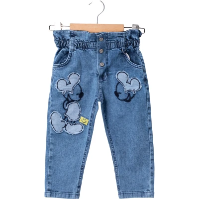LİKRALI KOT PANTOLON  2Y,3Y,4Y,5Y Kız