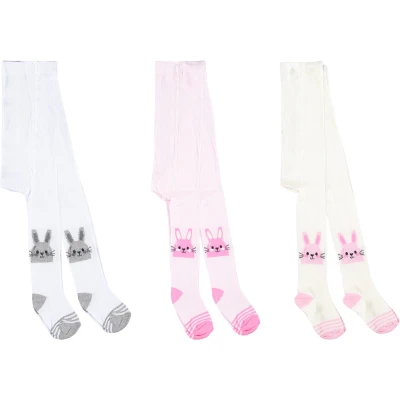 LÜKS BEBE DESENLİ KÜLOTLU ÇORAP  12 Ay,2Y Kız