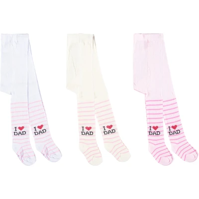 LÜKS BEBE DESENLİ KÜLOTLU ÇORAP  3Y,4Y Kız