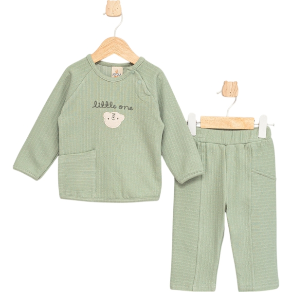 Little One Nakışlı takım  6 Ay,9 Ay,12 Ay,18 Ay Erkek