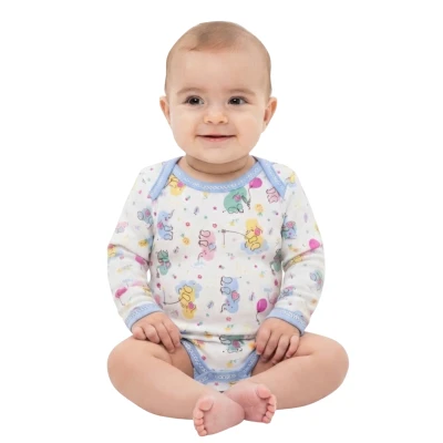 MAVİ BALON FİL PENYE UZUN KOL BADİ BÜYÜK 12 Ay,18 Ay,2Y,3Y Erkek