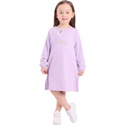 MEVSİMLİK LİKRALI SÜPREM ELBİSE 2Y,3Y,4Y,5Y Kız