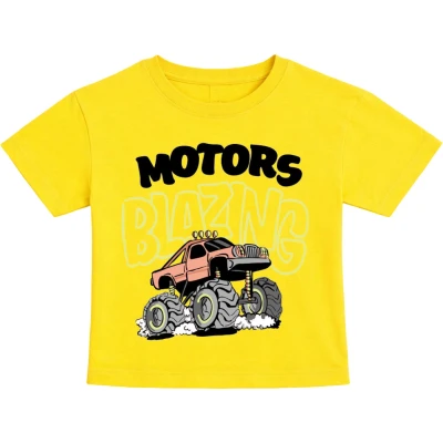 MOTORS BASKILI KISA KOLLU TİŞÖRT  2Y,3Y,4Y,5Y Erkek