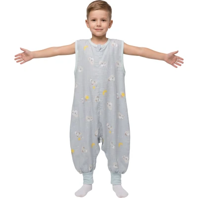 MÜSLİN GENİŞ ASKILI 0.5 TOG UYKU TULUMU 12 Ay,2Y,3Y,4Y,5Y,6Y,7Y Uni